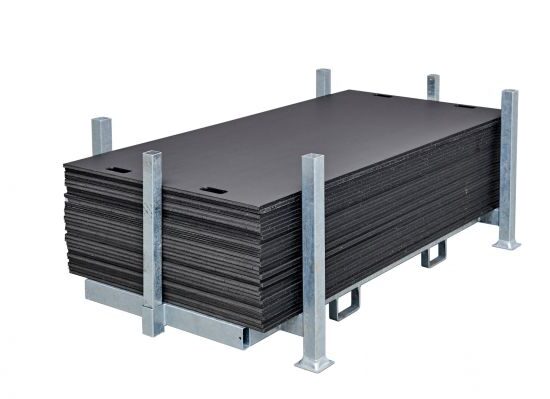 Rijplaat kunststof groot